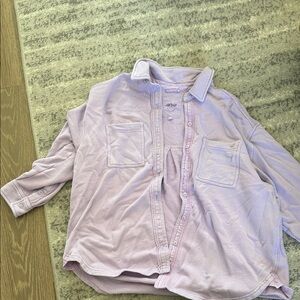 Aerie Light Purple Knit Top